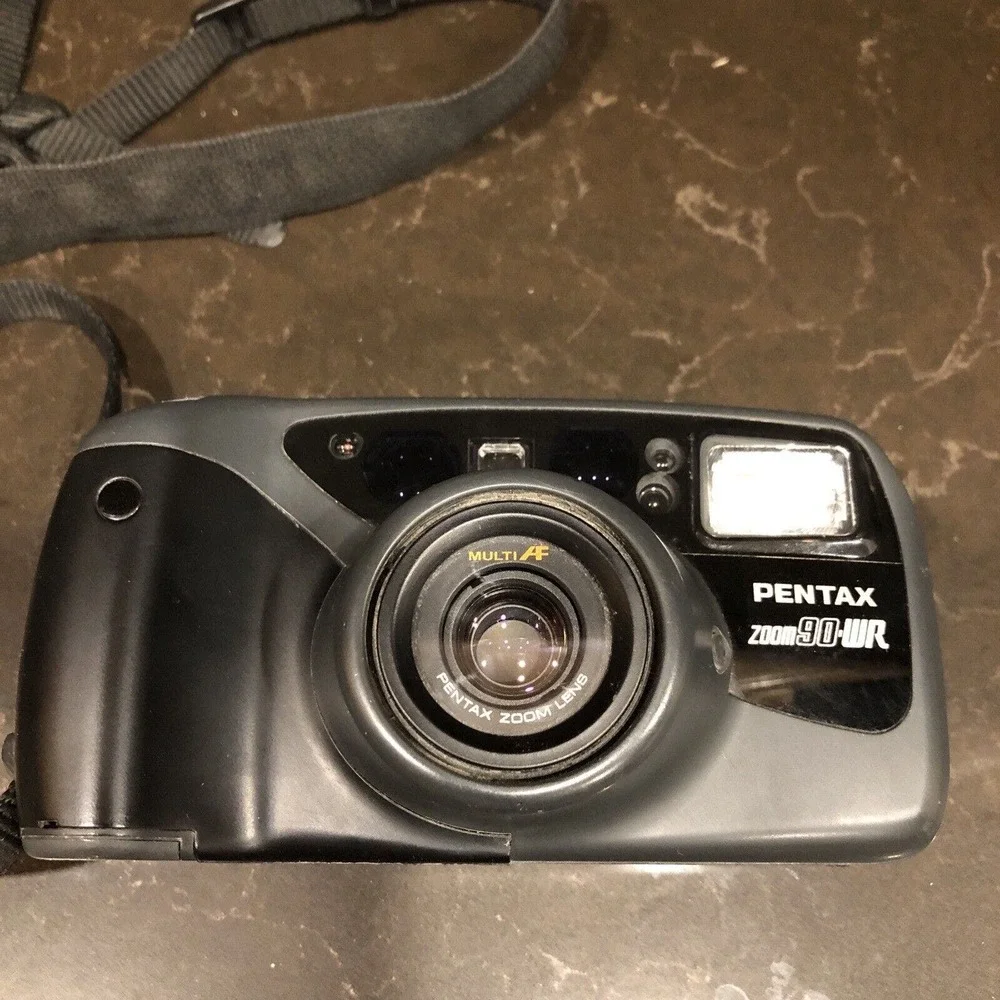 Pentax Zoom 90-WR‎ Camera Film Camera 35mm Point & Shoot Untested